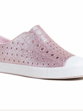 Native Shoes Kids Glitter Pink Slip-On Water Shoes